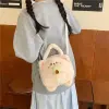 Cute rabbit-shaped velvet felt bag for small item storage Application Scenario